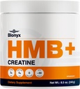 HMB + Creatine Supplement - 3g Daily HMB for Enhanced Strength, Power & Recovery, Ideal for High-Intenzity Athletes, 30-Day Supply