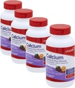 Vedúci vitamín vápenatý D3 Plus minerály, Bone Health Supplement with Magnézium & Zinok, podporuje silné kosti a zuby, zvýšená absorpcia, Cherry, Orange & Fruit Punch Flavor, 60 žuvacie karty 4-Pack