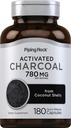 Piping Rock Aktivované Charcoal Pills 