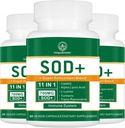 700MG Sod Superoxide Dismutase Supplement - High Potency Antioxidant Supplement for Cellular Health - 180 Kapsule