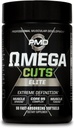 PMD športové Omega rezy Elite Fat Loss-Muscle Definovanie vzorca - Omega mastné kyseliny, MCT a CLA pre svalovú definíciu a údržbu - Keto Friendly for Women and Men - Stimulant Free (90 Softgels)