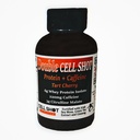 Tart Cherry Punch - 4 balenia - Proteín + kofeín - Dvojbunkový shot - BCAA s kofeínom, Nootropics, Cacao, Morské Moss, Ženšen, Srvátka - Wake-Up a Focus