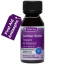 De La Cruz Gentian Violet - Violeta de Genciana 1% Prvá pomoc Antiseptická na rezy, škrabance a popáleniny, 1 FL OZ