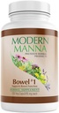 Bowel #1: Zápcha Relief Formula - Prírodné bylinné preháňadlo - Jemné, efektívne, žiadne nepriaznivé vedľajšie účinky - Reliéves Zápcha, plyn, a Bloating - Vegan (60-Day Supply, 120 Kapsule)
