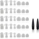 Domes sluchovej pomoci - Univerzálne Domes pre sluchové pomôcky - Veľkosti malé, stredné, veľké a X-veľké Earbud náhrady a BTE zvukové zosilňovače