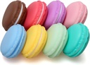 Coolrunner Macaron Case, Mini Macaron Box, Macaron Cute Pill Box, Colorful Macaron Šperky Storage Box, Shape Storage Box Candy Cute Pill Organizer Case Container [8PCS]