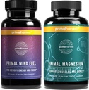 Primárna úroda Mind Palivo a horčík Glycinate Doplnky pre ženy a mužov Horčík a myseľ Palivo Brain Booster Tabletky Bundle