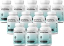 Bisglycinát horečnatý 200 mg - vysoká absorpcia Súvisiace doplnok horčíka - jemne na žalúdku, bez lepidla, podporuje spánok, svalovú kresbu a pozitívnu náladu - 120 kapsúl (Stock of 12)