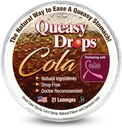 Tri lollies Queasy kvapky - Cola chuť - Relief from Nauzea & Travel Choroby, upokojuje suché ústa a upokojuje žalúdka - prírodné zložky - 21 ot