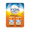 Xyzal Alergické pilulky, 24-hodinová Alergická úľava, Pôvodná predpísaná sila,55 Počet (Pack of 2)