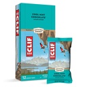 CLIF BARS - energetické tyčinky - Cool Mint Chocolate - With Caffeine - Made with Organic Oats - Plant Based Food - Vegetarian - Kosher (2.4 Ounce Protein Bars, 12 Gróf) Balenie Máj Vary