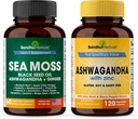 SANDHUHERBALS Sandhu Herbals Sea Moss 16 v 1 doplnok & 4 v 1 Ashwagandha Supplement