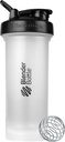 BlenderBottle Classic V2 fľaša Shaker Ideálne pre proteínové Shake a pre cvičenie, 45-Ounce, Clear/Black