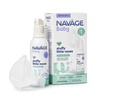 Navarené dieťa Micro-Mist Saline Inhaler - Saline nosový sprej na zmiernenie kongescie - pediater Podporovaný dieťa nosový sprej w/Mask & Tichý, kontinuálny hmla (2,8 oz)