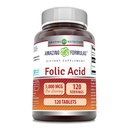 Amazing Formules Folic Acid (vitamín B9) Supplement 