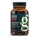 Gaia byliny Hawthorn Supreme - Hawthorn Berry Supplement - s bylinkami tradične používanými na podporu zdravia srdca* - 120 Vegan Liquid Phyto-Capsules (60-Deň dodávky)