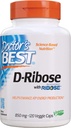 Najlepšie D-Ribose, podporuje ATP výrobu energie, non-GMO, Gluten Free, Soy Free, Vegan 120 Veggie Caps