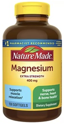 Nature Made High Potency Magnézium 400 mg - 150 Liquid Softgels, (balenie 2)