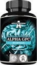 APOLLO'S HEGEMONY Alpha-GPC 600mg per Daily Dose - 90 Vegan Choline Kapsule - 99% Cholín Alfoscerate Dietary Supplement - Lipid Choline - Pamäť a koncentrácia Kapsule