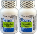 Floranex Probiotikum pre Colon Health Generic pre Lactinex 50 tabliet vo fľaši Balenie 2 celkovo 100 tabliet