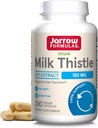 Jarrow Formuly mlieko Thistle 150 mg - 200 Veggie Kapsule - Antioxidant podporné imunitná odpoveď, funkcia pečene & Glutatión - až 200 Servisov