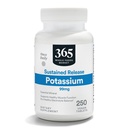 365 podľa trhu s celými potravinami, udržateľné uvoľňovanie draslíka 99mg, Vegan, 250 Tablety