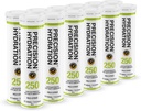 Precision Hydration Electrolyte Drink - Multi Strength Effervescent Hydration Tablets - Nízke kalórie, Gluten Free, Vegan/Vegetarian Friendly (12 Tubes, 250mg/L - Green Tube)