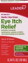 LEADER Sterilné očné kvapky pre očné alergie a svrbenie Relief, Ketotifen Antihistaminika Solution 0.05%, pracuje v minútach, až 12 hodín, Predpísanie Sila 0.34 oz