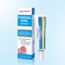 HEALMUSZ Toe Nail Fungus Masť, Antimykotický krém pre zdravie nechtov, Foot Fungus s Tolnaftate.