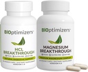 BiOptimizery - Magnézium Breakfilm (60 kapsúl) a HCL Breakfilm (90 kapsúl) Supplement Bundle