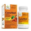 Terry Prirodzene CuraMed 500mg - Antioxidant Supplement for Brain & Immune Health Support - Supplement with Curcumin & Turmeric Essential Oil - Herbal Liver Support - 60 Softgels