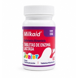 Mliečna pomoc Junior Laktáza Enzyme Žuvacie tablety pre laktózu Intolerancie 