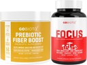 GOBIOTIX Mozog & Gut Wellness Bundle: Zameranie Mushroom Complex 90 Kapsule + Fiber Supplement 35 Servis