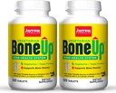 Jarrow Formules BoneUp Vegetarián - 120 tabliet, balenie 2 - Vegetarián / Vegan Supplement for Bone Health - Vegan-Priateľské zdroje vitamínu D3, vitamín K2 (ako MK-7) & Vápnik - 120 Celkové služby