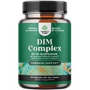 Pure DIM Supplement pre mužov s bioperínom - DIM Estrogen Blocker pre mužov od Hormone Balance & Prostate Health - Diindolylmetán testosterónový komplex s brokolicami Florets - 60 kapsúl