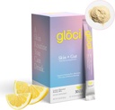 Gloci Skin + Gut - Probiotikum DE111 - Kyselina hyalurónová, Horčík, Vitamín C, Zinok, Kokosový vodný prášok - Klinicky študovaný probiotikum pre radiantskú pleť, zdravie Gut, hydratácia - 30 Počet