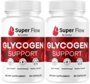 (2 balenia) Super Flow Glycogen - SuperFlow Glycogen Support Kapsule, Super Flow, Glycogen Support Super Flow, Official SupperFlow Glycogen Support, Super Flow Glyco Optimizer, 60 Kapsule na 2 mesiace