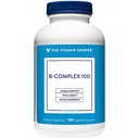 Vitamín Shoppe B- Complex 100 - podporuje výrobu energie, funkcie nervového systému a metabolizmu živín 