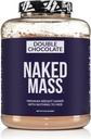 Naked Double Chocolate Hmotnosť - 1,260 Kalórie, 50G proteín, nič umelé. All Natural Weight Gainer Protein Powder - 8Lb Bulk, GMO Free, Gluten Free & Soy Free