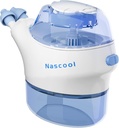 Nosový zavlažovanie systém s 50 soľnými paketami, elektrické Neti Pot Nos čistič Sinus Rinse Machine pre Sinus Relief Nosná kongescia Runny Nos
