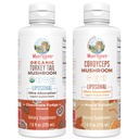 MaryRuth Organics Mushrom Lipozomals: Turkey Tail (Chocolate Fudge) & Cordyceps (Maple Spice)