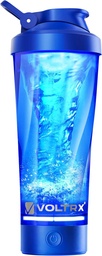 VOLTRX Premium Electric Protein Shaker fľaša, vyrobené s Tritan - BPA Free - 24 oz Vortex Prenosný Mixer Cup/USB Dobíjateľné poháre na pretrepanie proteínov