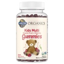 Garden of Life Organics Kids Gummy Vitamíny, Certified Organic, Non-GMO & Vegan Complete Children's - B12, C & D3 Gluten, Soy & Dairy Free Real Fruit Chew Gummies, Multi, Cherry, 120 Count