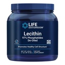 Life Extension Lecitin, podporuje zdravú bunkovú štruktúru a funkciu v mozgu, bez lepku, Non-GMO, Vegetarian, 454 Grams