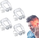 Tinitus Relief Device, 2/4 pár Tinnitus Ušné putá Set pre zvonenie uší-Device, zastaviť zvonenie ucha (2pár)