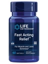 Extension Life Fast Acting Relief, Čierne sezamové semená, Turmerica, Boswellia, Joint Support Supplement, Quick Relief for diskomfort in Bones, Joints & Muscles, Gluten-Free, Non-GMO, 60 softgels
