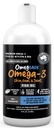 Omegeáza Rybí olej pre psy a mačky - Najjemnejšie pre domáce zvieratá Omega 3 pre mačky a psy - Supplement for Skin & Coat, Svrbenie, Shedding, Joints & Immune Health - 100% Pure Omega Fish Oil with EPA & DHA (16 oz)