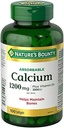 Nature's Bounty Absorbable Calcium 1200mg plus Vitamín D3 1000IU 100 počet