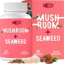 Sublingválny Mushroom Complex, 18-v-1 Huba Supplement, Lions Mane, Reishi, Turecko chvost a viac - Mozog doplnky pre pamäť a zaostrenie, Pamäťové doplnky, Energia, Mood, Imunita, 60 Tablety
