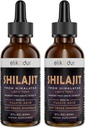 Shilajit Resin Organic Liquid Supplement, Shilajit Himalayan Organic, Shilajit Liquid Drop, Shilajit Drop Obsahuje 85 Stopové minerály, Alternative to Resin & Capsules,120 ml